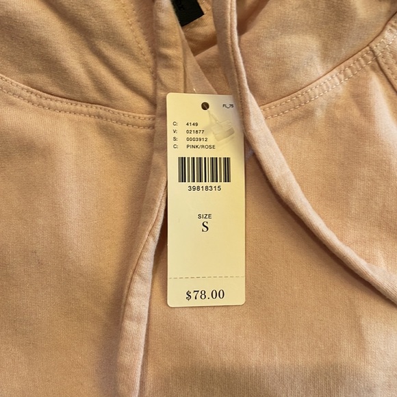 Anthropologie Pink Hooded Tunic, small - Picture 5 of 10